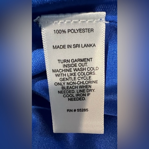 Blue Express Flare Dress Keyhole In Front Size 6 - Picture 7 of 7